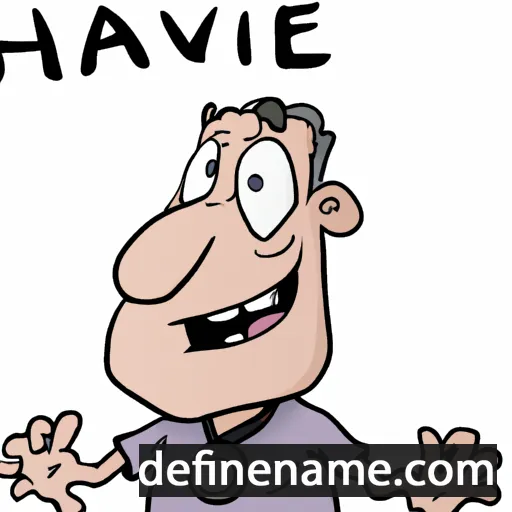 cartoon of the name Harvie