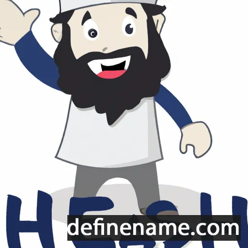 cartoon of the name Hashem