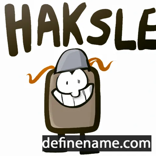 cartoon of the name Haskel