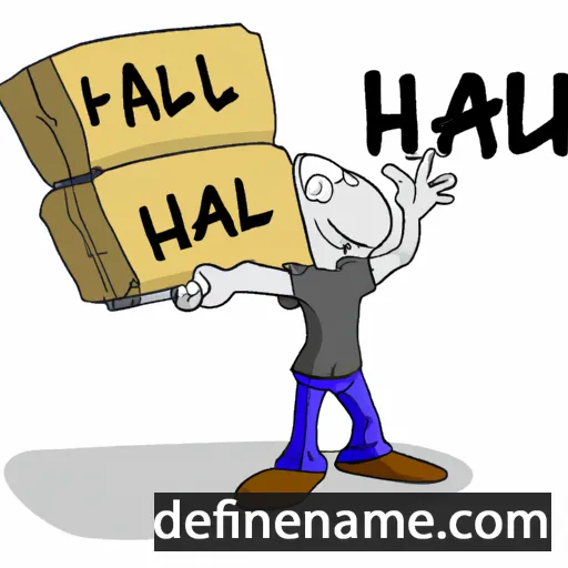 cartoon of the name Haul