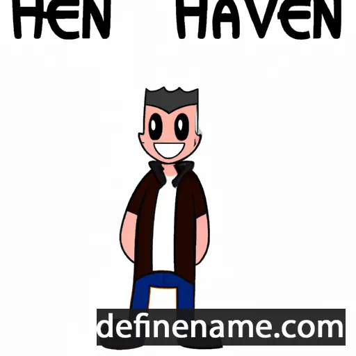 cartoon of the name Haven