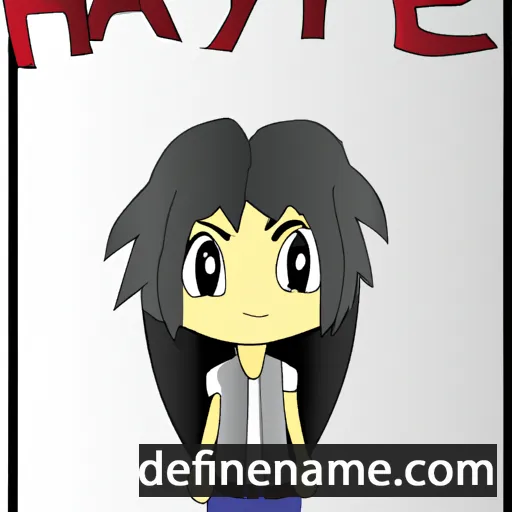 cartoon of the name Hayate