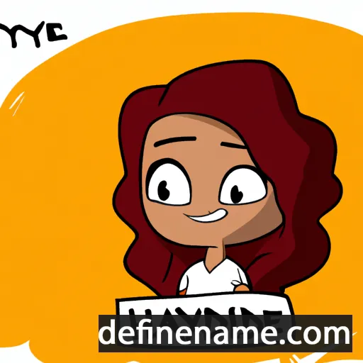 Haydée cartoon