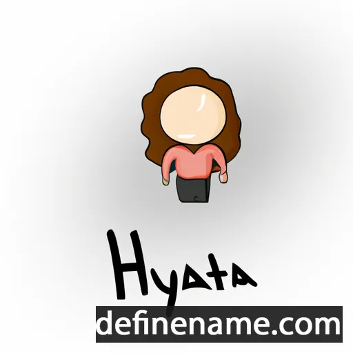 cartoon of the name Hayfa