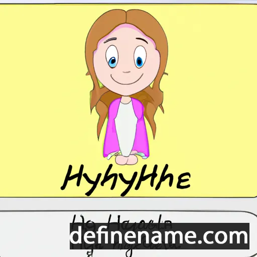 Hayleigh cartoon