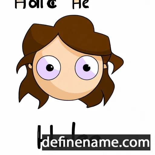 cartoon of the name Hazel