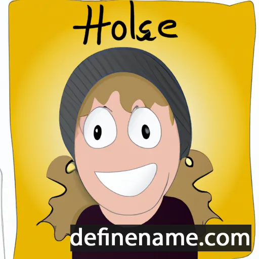 cartoon of the name Héloïse