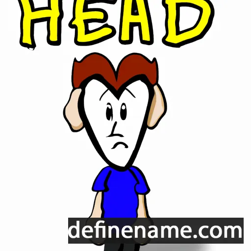 cartoon of the name Heard