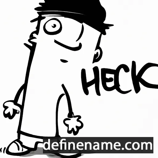 Heckie cartoon