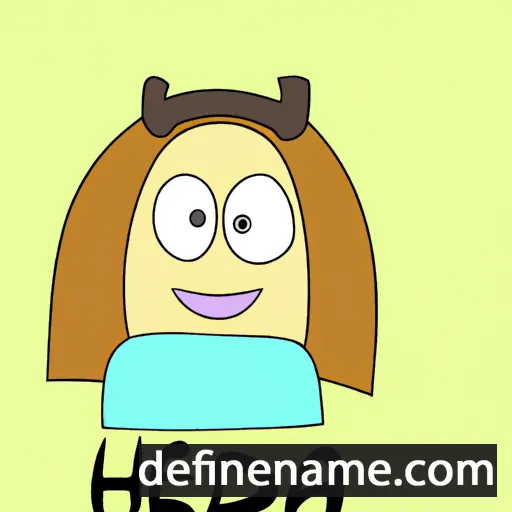 cartoon of the name Hedda