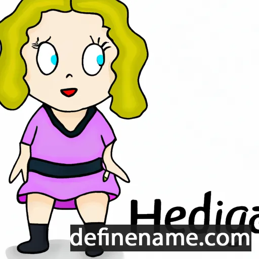 cartoon of the name Hedviga