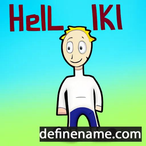 cartoon of the name Heikki