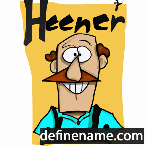 cartoon of the name Heiner