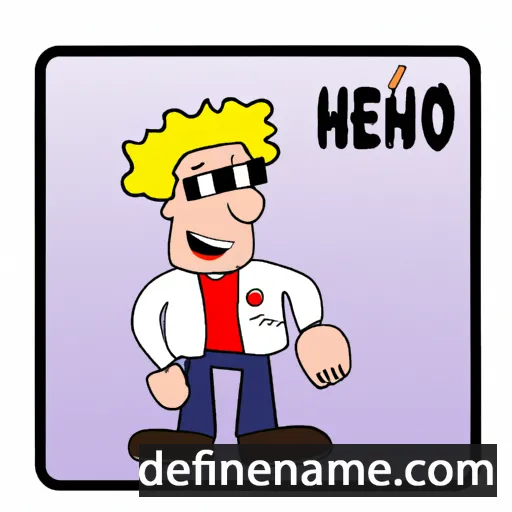 cartoon of the name Heino