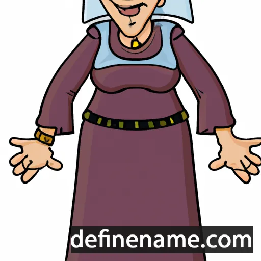 cartoon of the name Heitiare