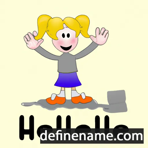 cartoon of the name Heleentje