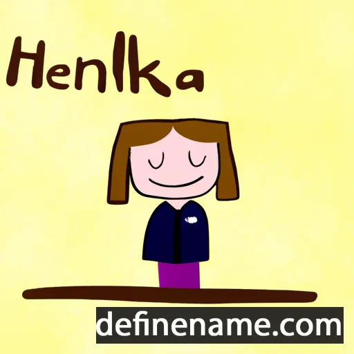 cartoon of the name Helenka