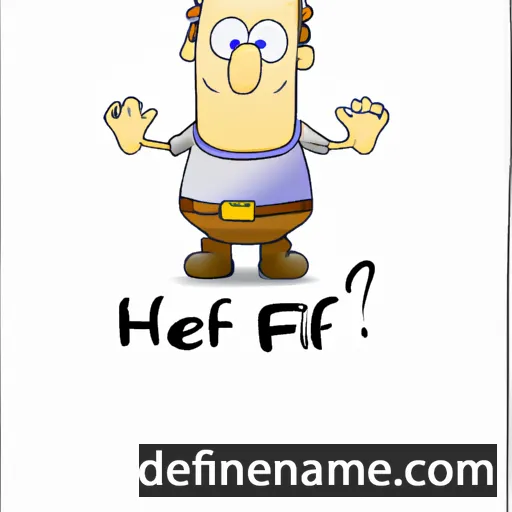 cartoon of the name Helfried