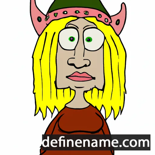 Helga cartoon