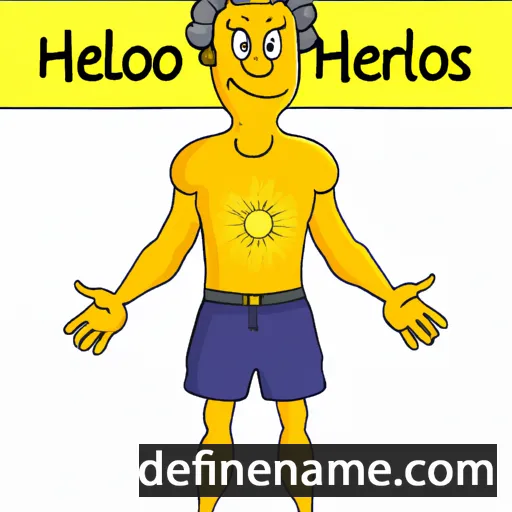 cartoon of the name Heliodoros