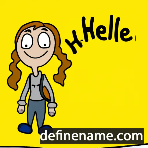 cartoon of the name Helle