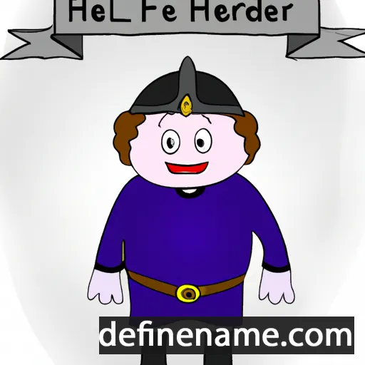 cartoon of the name Helmfrid