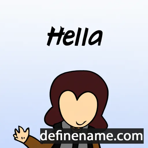 cartoon of the name Helvia