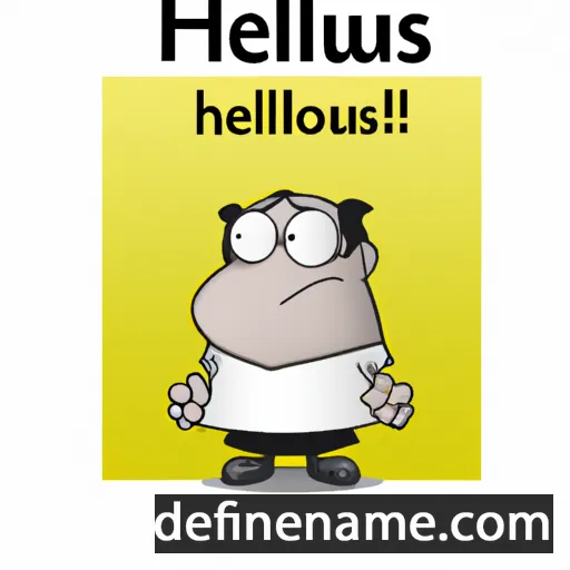 cartoon of the name Helvius