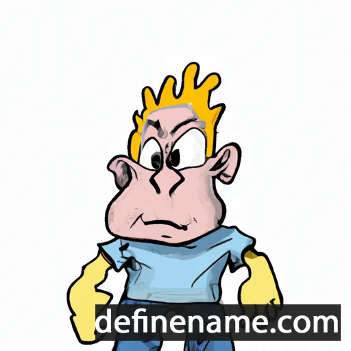 cartoon of the name Hendrick