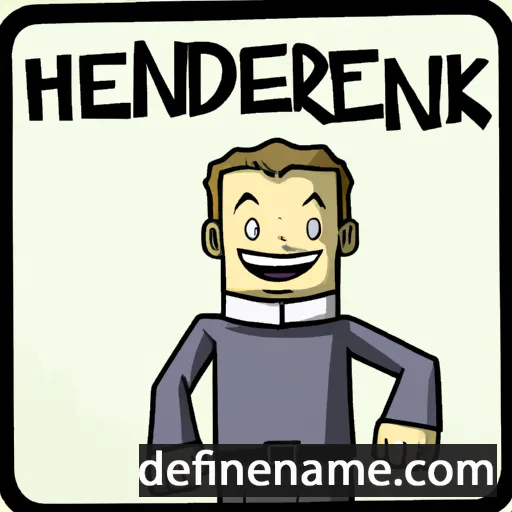 Hendrik cartoon