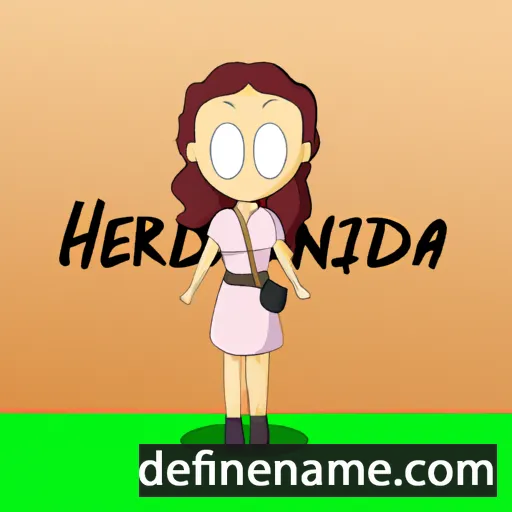 cartoon of the name Hendrina