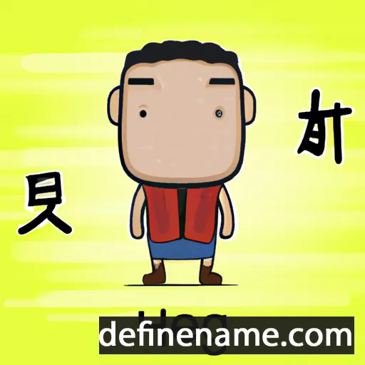 cartoon of the name Heng