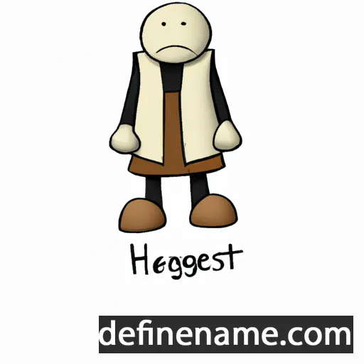 cartoon of the name Hengist