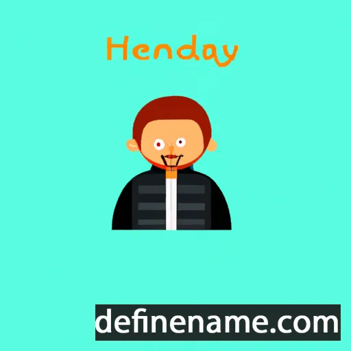 cartoon of the name Hennadiy