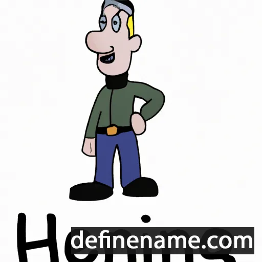 cartoon of the name Henning