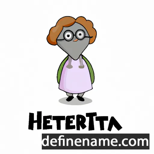 cartoon of the name Henrietta