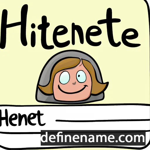 cartoon of the name Henriette