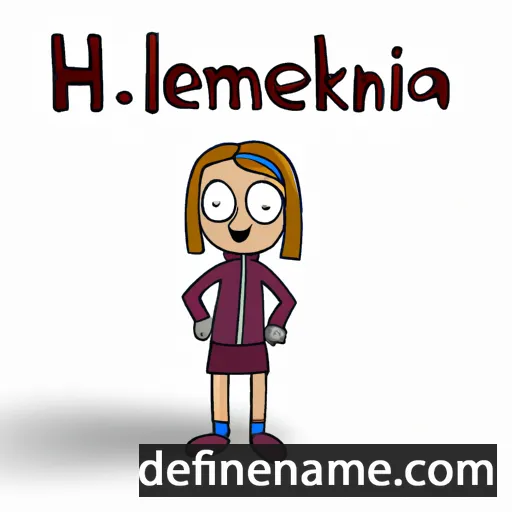 cartoon of the name Henriikka