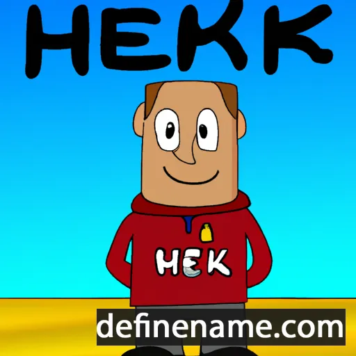 cartoon of the name Henrik