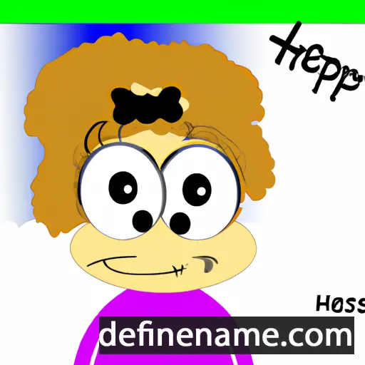 cartoon of the name Hepsie