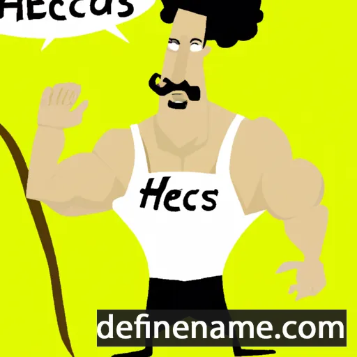 cartoon of the name Heracles