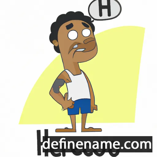 cartoon of the name Heraclio