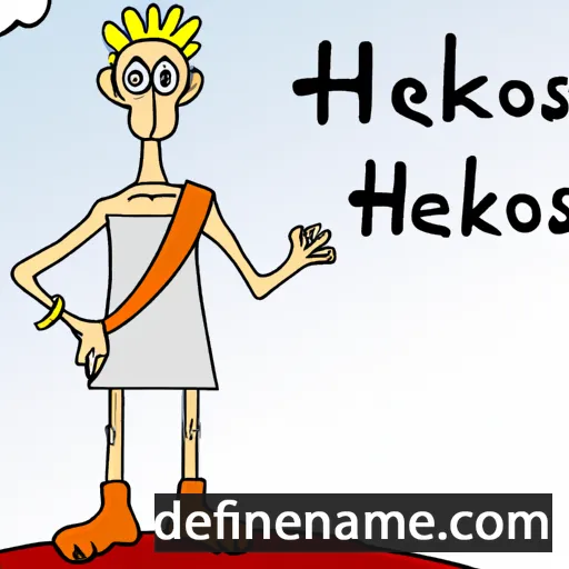 cartoon of the name Herakleios