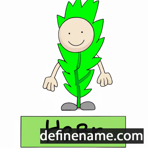 cartoon of the name Herb