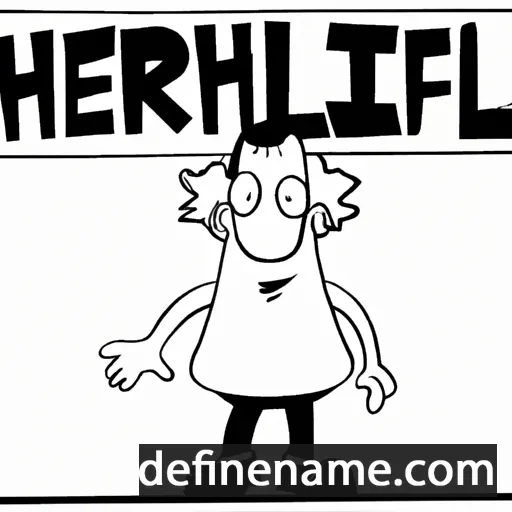 cartoon of the name Herleifr