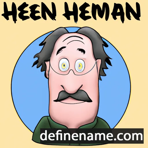 cartoon of the name Hermann