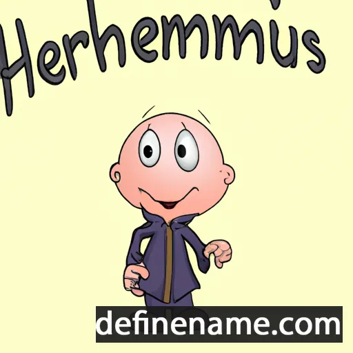 cartoon of the name Herminius