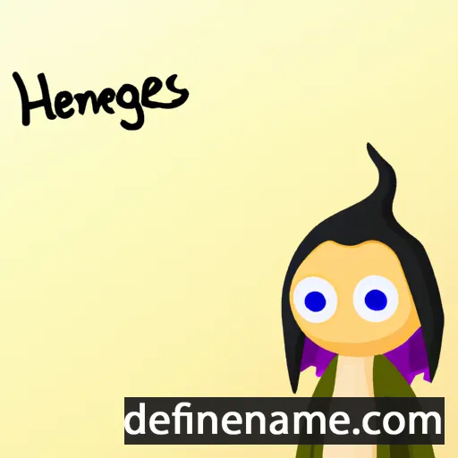 cartoon of the name Hermógenes