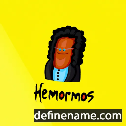 cartoon of the name Hermolaos