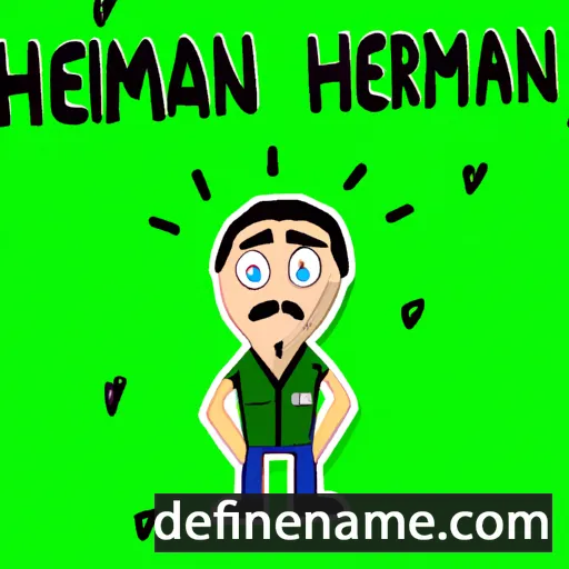 cartoon of the name Hernán